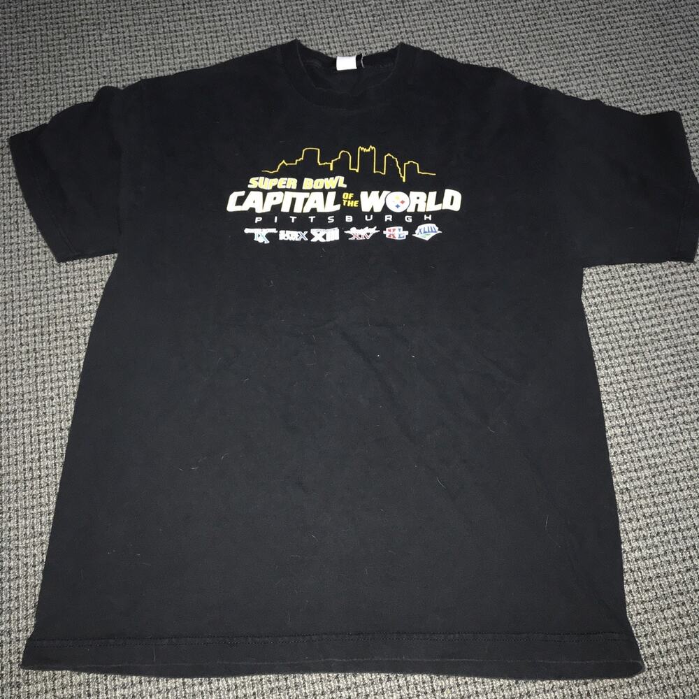 Pittsburgh Super Bowl Tee Shirt By Reebok